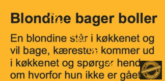 Blondine bager boller…