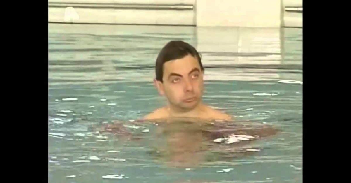 Mr Bean Swimming Pool Hyggestedet