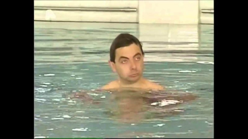 Mr Bean Swimming Pool Hyggestedet