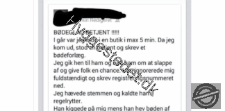 En bødeglad betjent