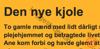 To gamle mænd med dårligt syn sad på plejehjemmet… To gamle mænd med dårligt syn sad på plejehjemmet... – dansk joke