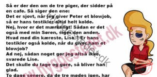 Pigen der fik et blåt øje af sin kæreste