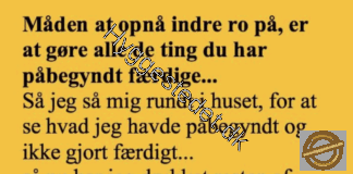 Sådan opnår du indre ro….
