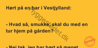 En landmand sad på en bar i Vestjylland