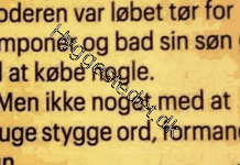 Moderen var løbet tør for tamponer…