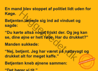 Et skarpt modspørgsmål til politiet…. Et skarpt modspørgsmål til politiet....