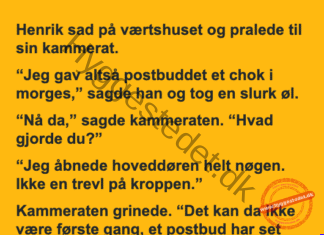 Postbuddet fik en overraskelse ved hoveddøren… Postbuddet fik en overraskelse ved hoveddøren...