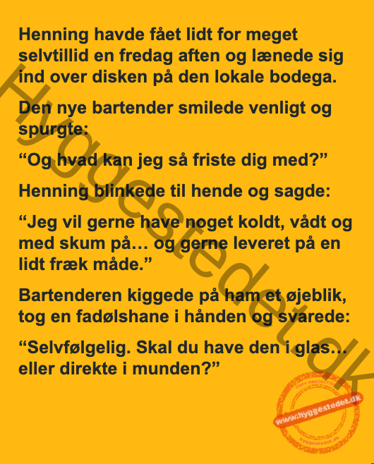 En bestilling med forventninger