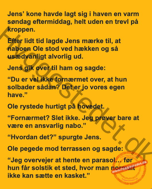 Naboen ved hækken