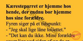 Hjemme hos hende for første gang… Hjemme hos hende for første gang…