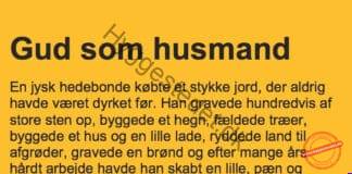 Gud som husmand Gud som husmand