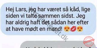 En meget kåd SMS……