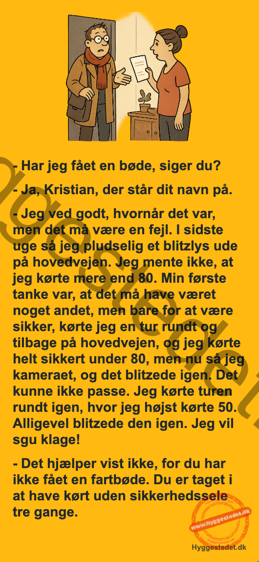 Forvirring over bøden