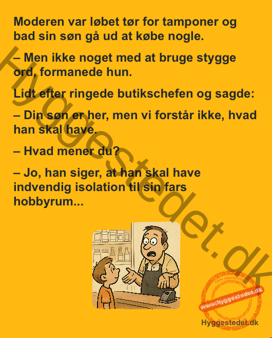 Den forsigtige indkøbstur efter tamponer