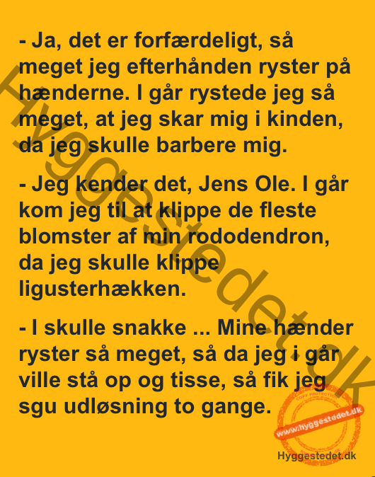 Rystende problemer på bænken